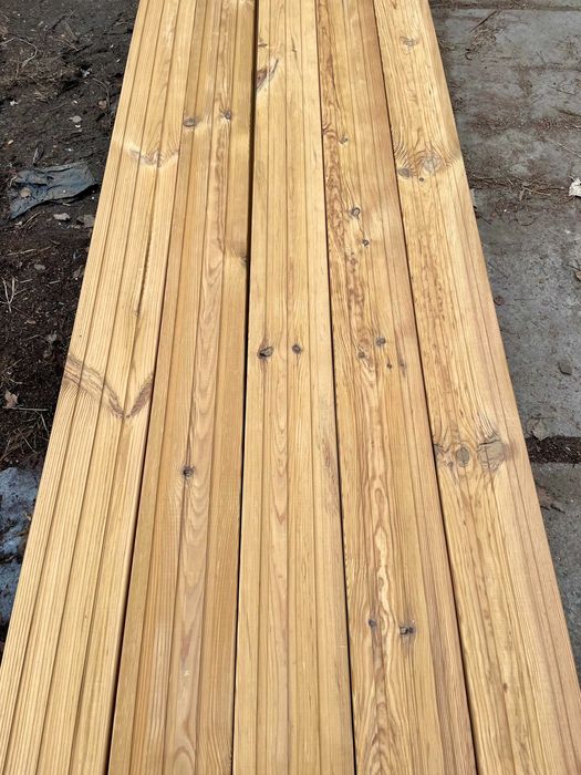 Террасная доска Термососна. Термодерево 26х140мм