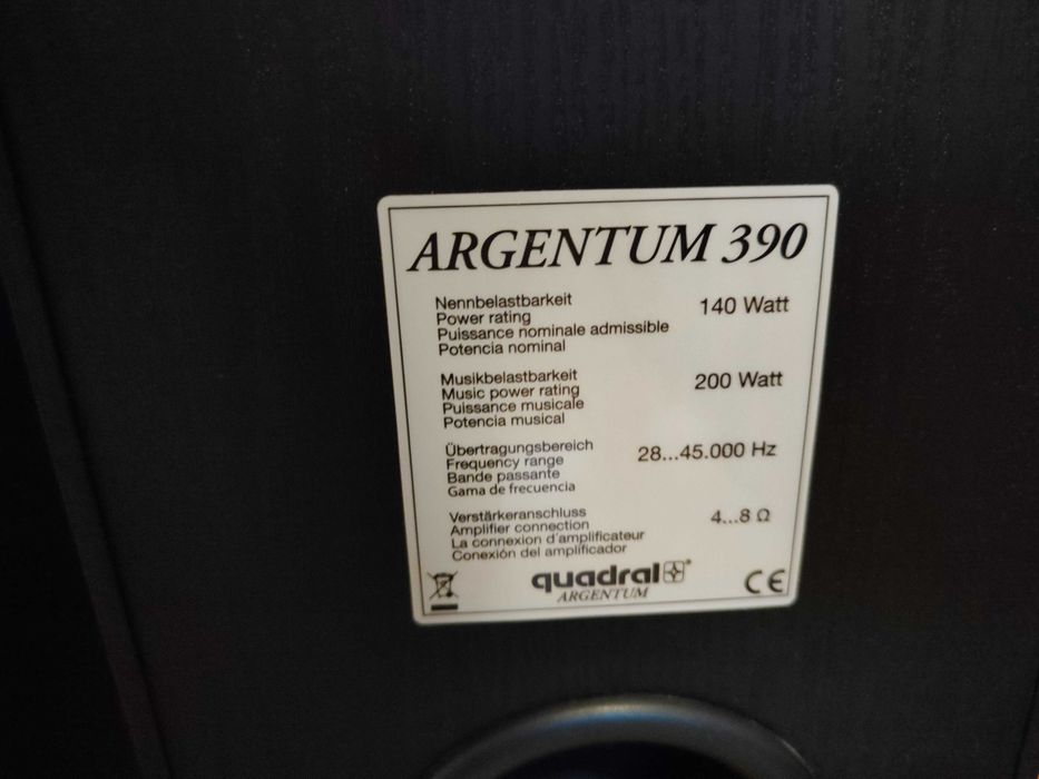 Kolumny podłogowe Quadral ARGENTUM 390