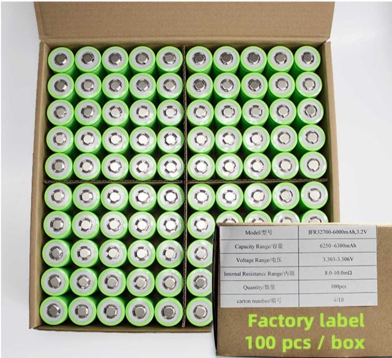 Акумулятори LiFePO4 32700 3.2V 6000mAh 3C 15A Deligreencs (DALY)