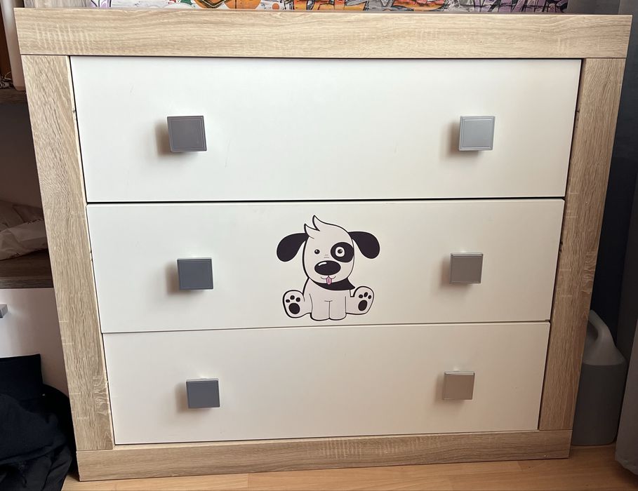 Zestaw szafa + komoda