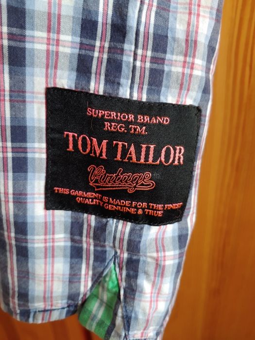 Koszulka Tom Tailor męska chłopięca koszulka L 100% bawełna
