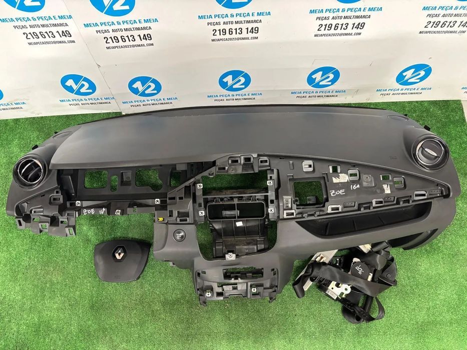 Kit Air Bags Renault Zoe em preto de 2017