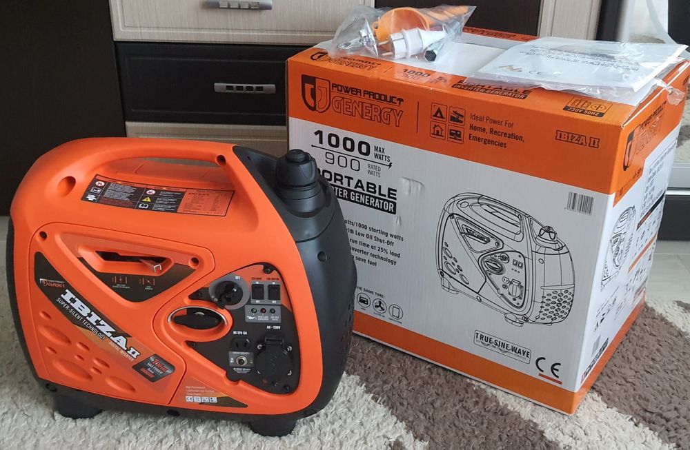 1 kW якісний інверторний генератор  Іспанія  IBIZA II 4х такт двиг