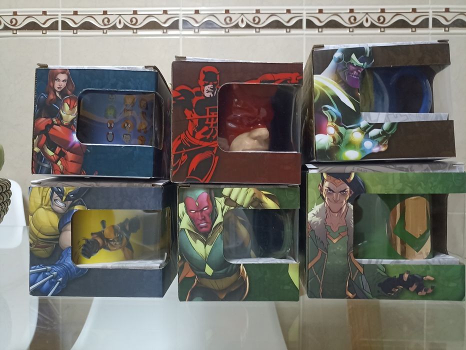 Coleção canecas Marvel