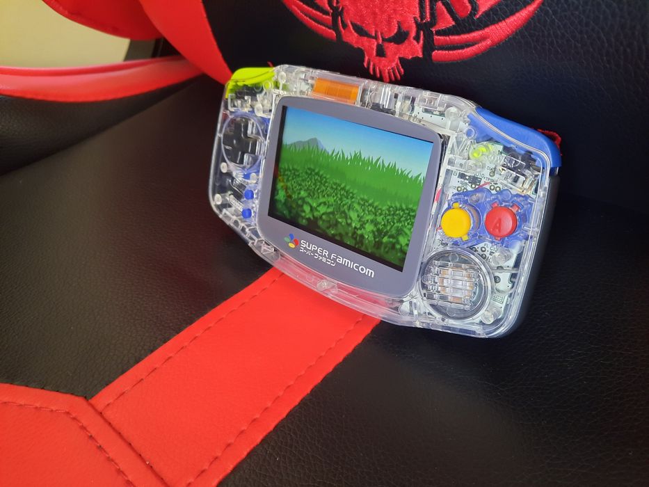 Gameboy Advance LCD IPS Funnyplaying V2 - Crystal Clear Super Famicom