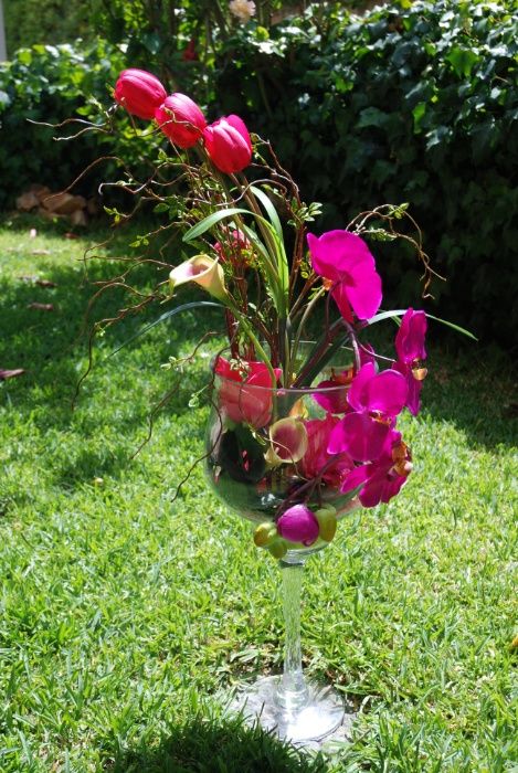 Flores artificiais decorativas. Envio por correio.