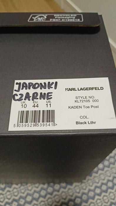 Klapki japonki Karl Lagerfeld