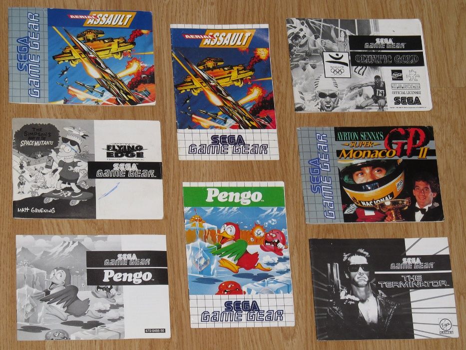 Game Gear: Consola, Jogos, manuais e Acessórios