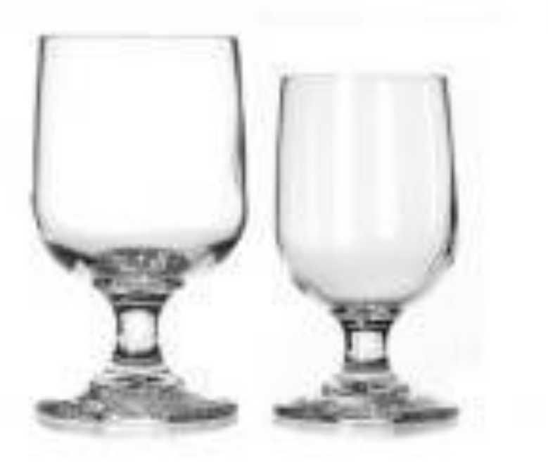 Copos de agua e copos de vinho 150 unidades de cada