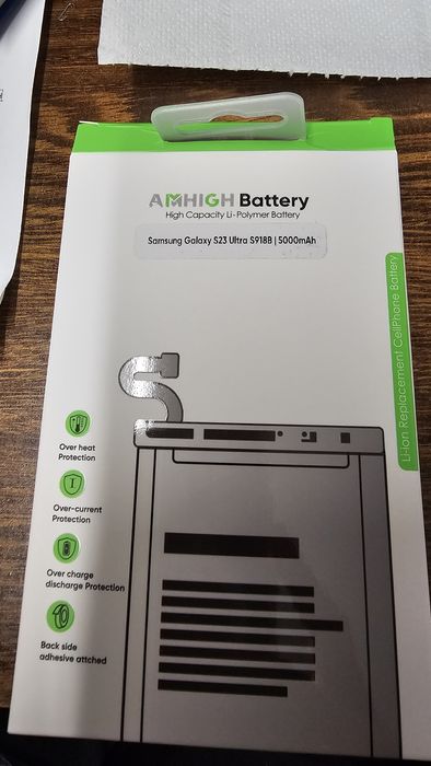 Bateria Nova para Samsung S23 Ultra