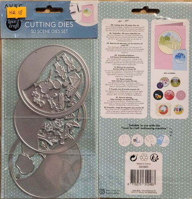 Wykrojnik do scrapbookingu dzieci latawiec lato sanki zima