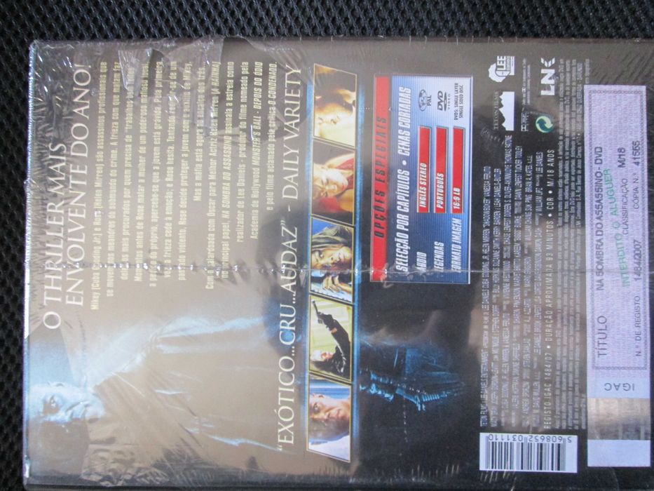 DVD Na Sombra do Assassino, Alex Avant, Helen Mirren, Cuba Gooding Jr.