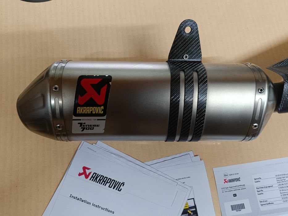 Ponteira Akrapovic Yamaha Tenere Como nova - versão RARA