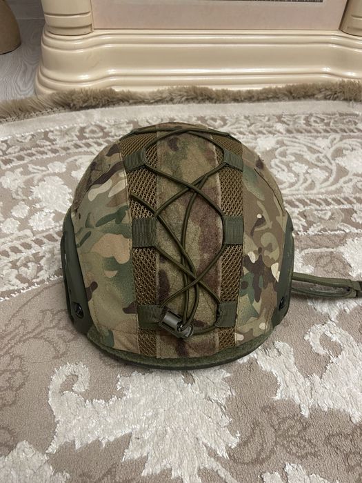 Тактичний чохол (кавер) на шолом, Bulletproof Helmet +навушники