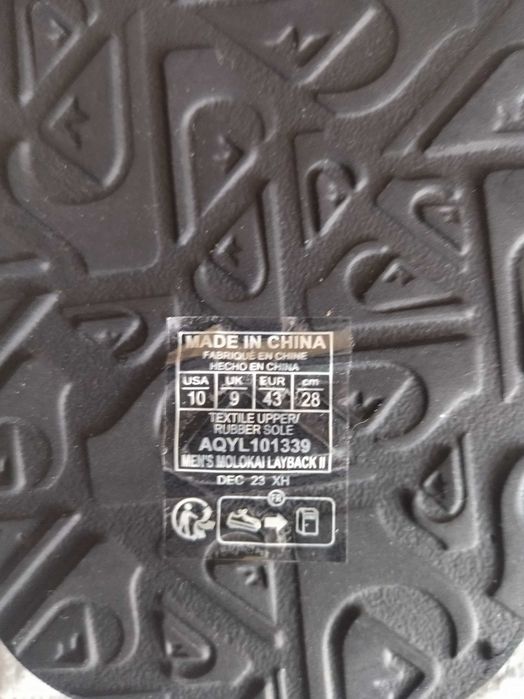 Japonki Quiksilver rozmiar 43 NOWE