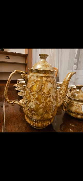 Porcelanowy Serwis do kawy lub Herbaty Stan Bardzo Dobry