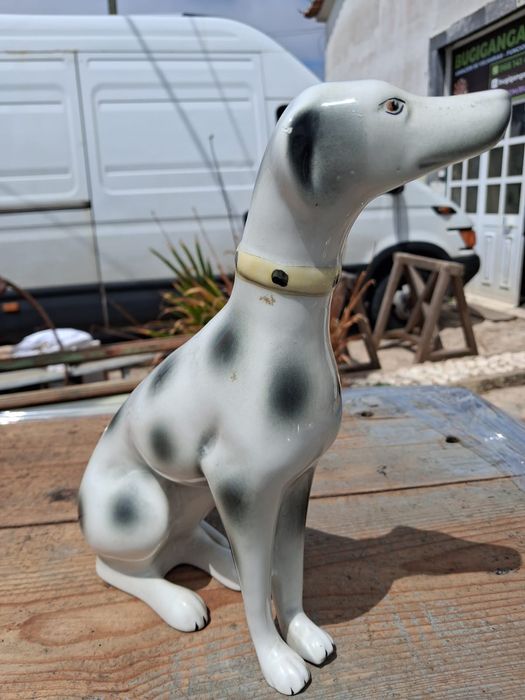 Cão em cerâmica "Alcobaça"
