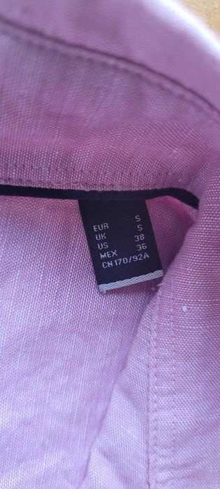 Camisa Cortefiel (Cor de Rosa, manga curta)