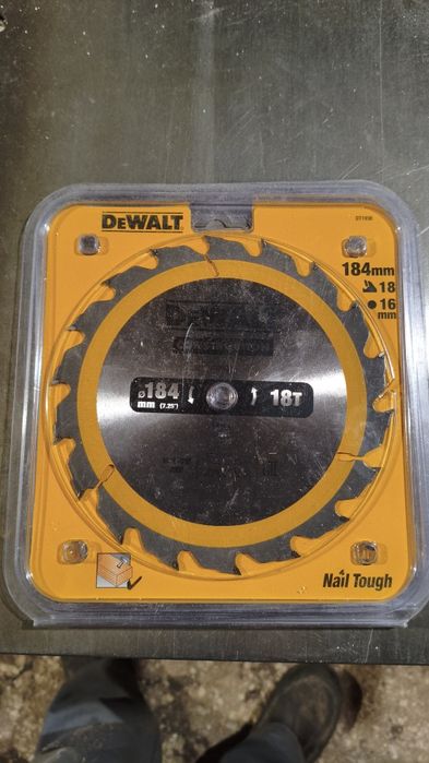 Пильний диск DeWalt 184*18*16