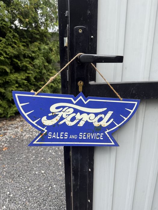 Szyld reklamowy Ford stary szyld ozdoba tablica Ford service okazja