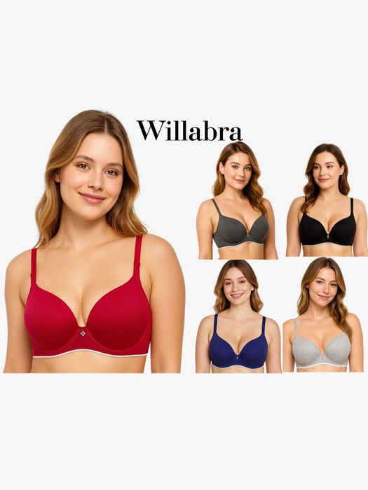 Nowy Biustonosz Willabra bawełniany różne kolory 85C-90C-95C