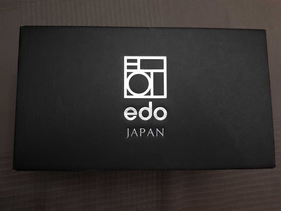 Zestaw do sake ceramiczny japoński dla 4 osób EDO JAPAN beżowy