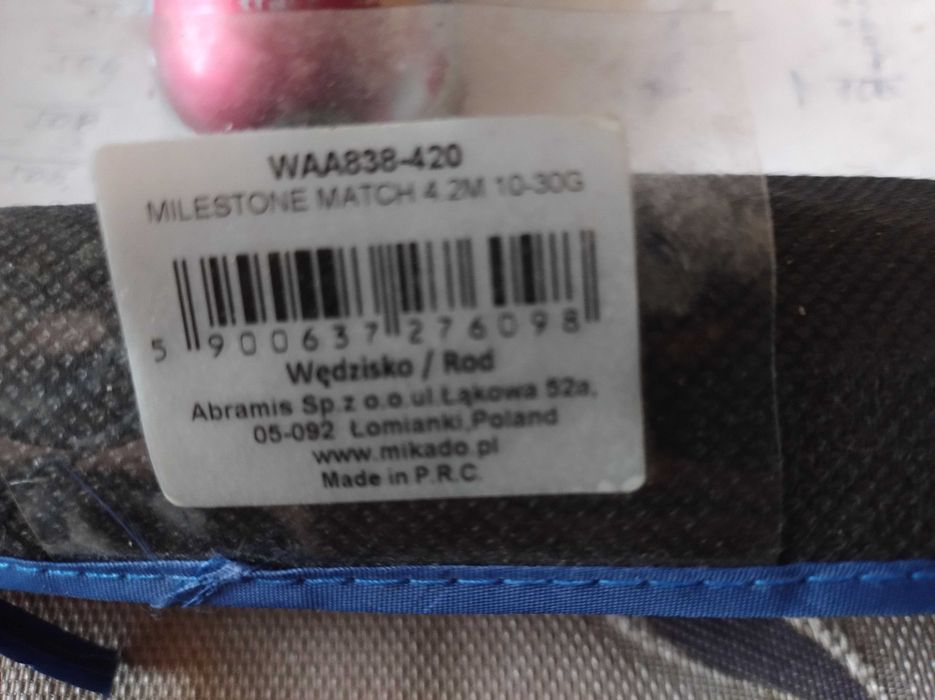 Wędka długościowa 420 cm Nowe Tanio