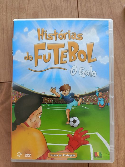 3 DVDs: Histórias do futebol: O Jogo; O Golo; O Árbitro