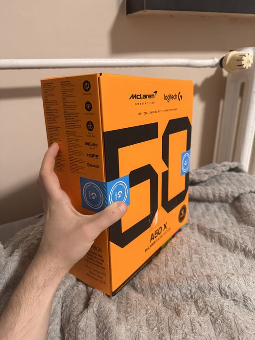 Słuchawki Logitech A50X McLaren RACING EDITION