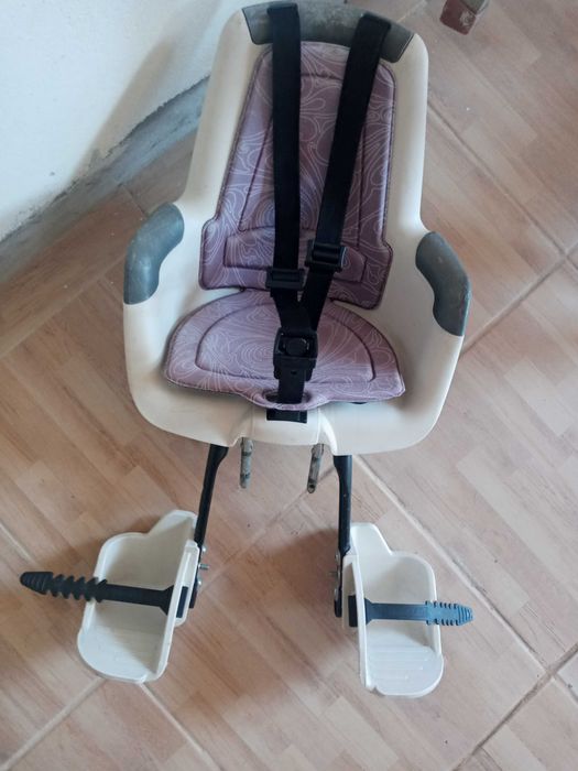 Cadeira para bicicleta ajustavel a altura da criança