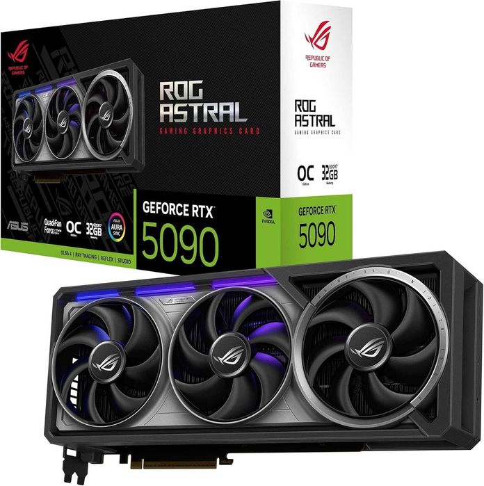 NVIDIA ASUS ROG Astral GeForce RTX 5090 OC + Fatura + Usada