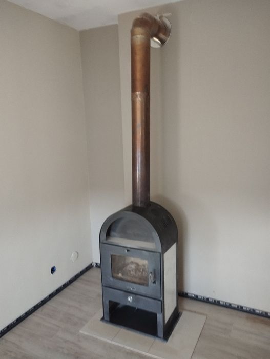 Камин фен на дровах