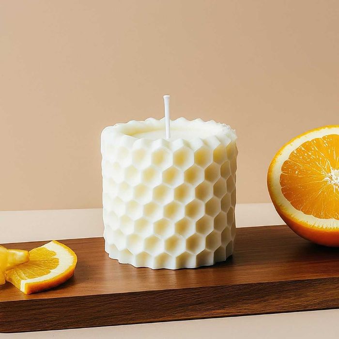 Cera de Abelha Branca para Velas e Cosméticos 1kg