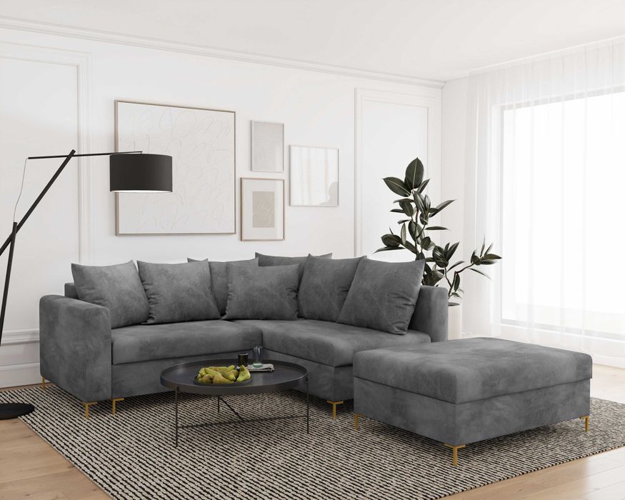 LOFT MINI PRINCE – Stylowy narożnik z funkcją spania i pojemnikiem !