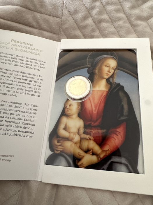 2 euro okolicznościowe San Marino 2023 Perugino