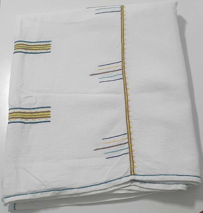 Lote 3 toalhas mesa linho antigo tear VINTAGE