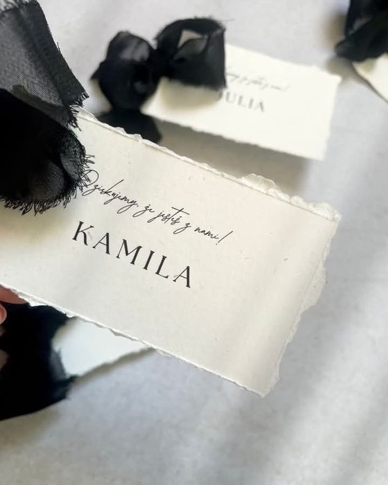 Winietki zaproszenia