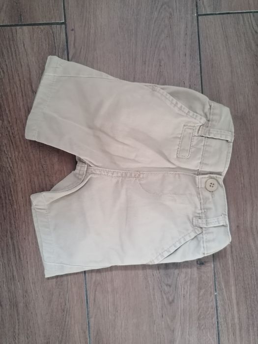 Szorty spodenki krótkie na lato beżowe jeans 86 Rebel