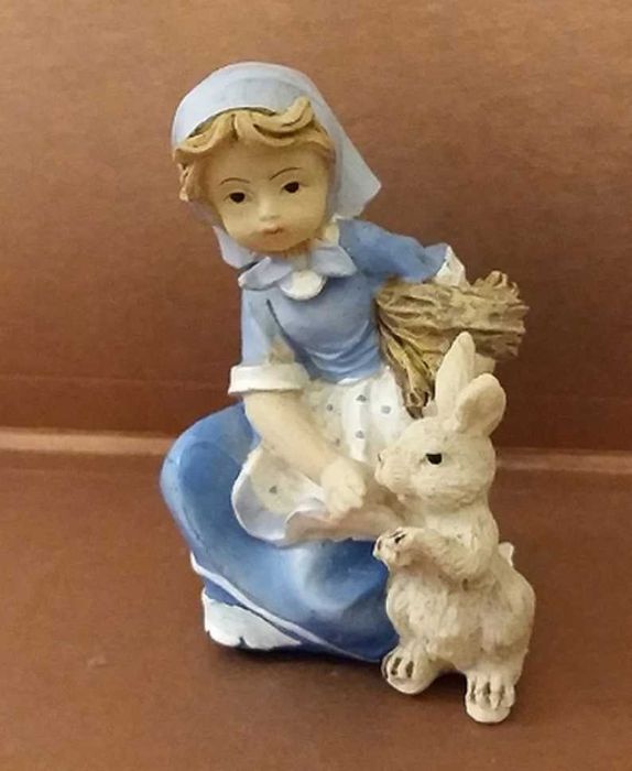 Antyk Figurka Figura Rzeźba Kopciuszek FARO Lucchesi Italy WYPRZEDAŻ !