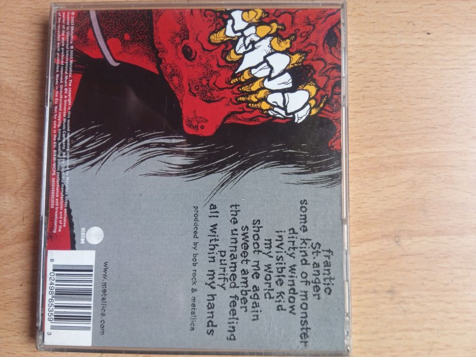 METALLICA ST.ANGER CD exlusive collection + key
