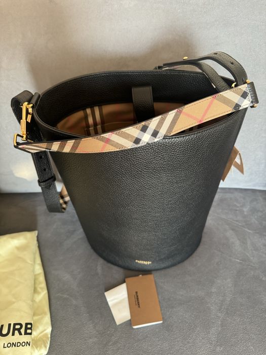 Torebka! Burberry! Okazja! Skóra!Dwustronne paski!Odpinane!+Rachunek!