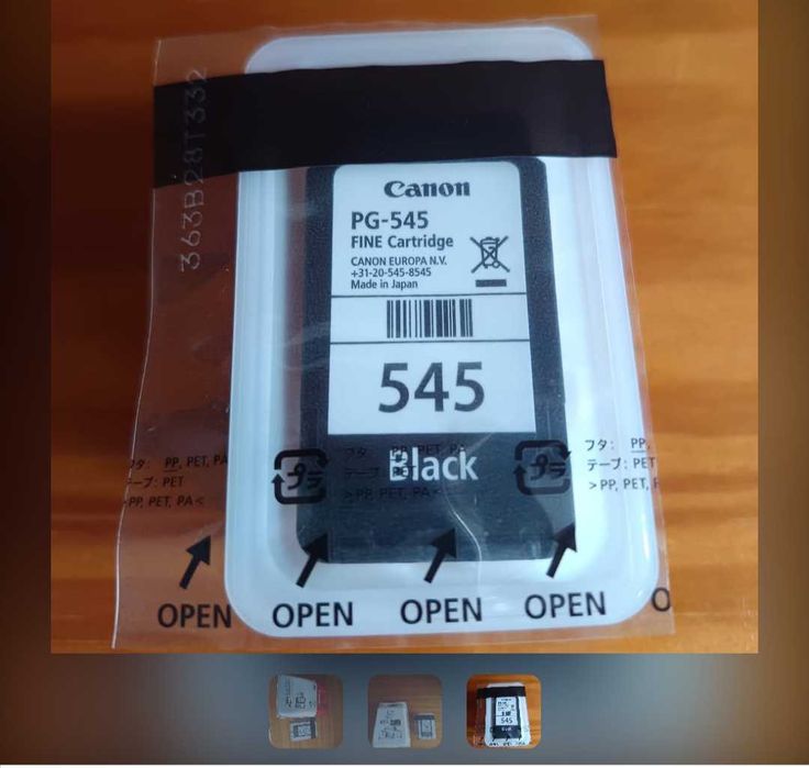 Cartucho tinteiro preto Canon