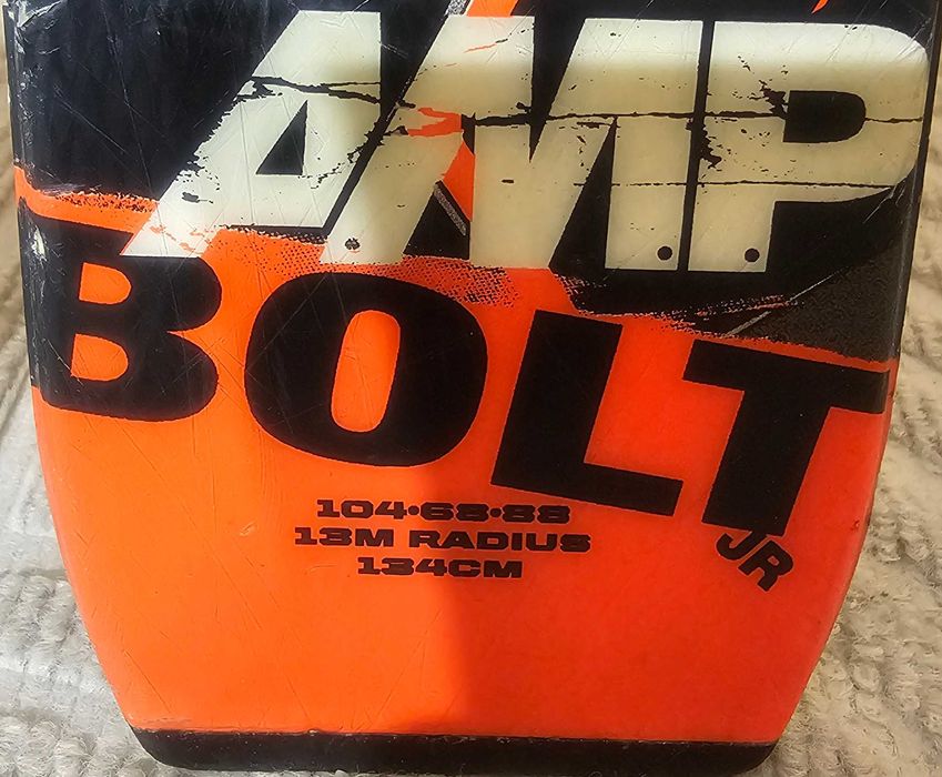 Narty juniorskie K2 AMP BOLT 134 cm stan bardzo dobry.