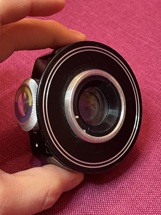 Объектив JANPOL COLOR wzfo  1:5,6/80 со светофильтрами. made in Poland