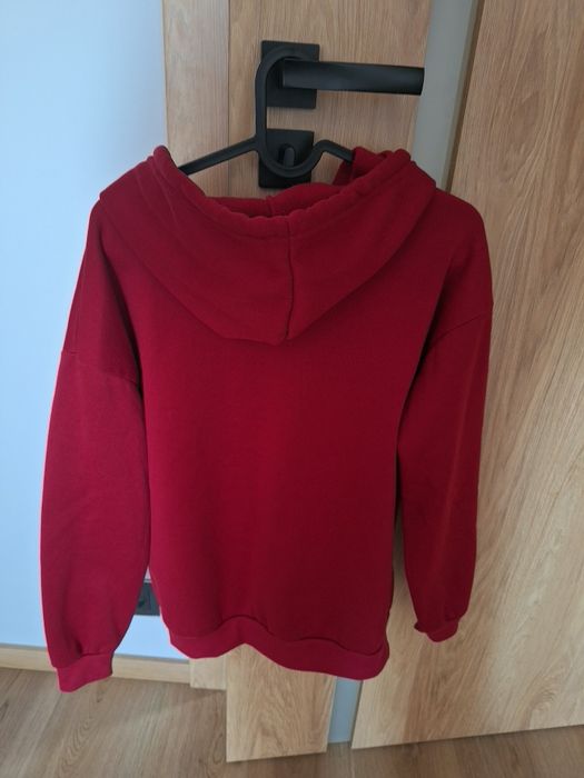 Czerwona bluza z kapturem Shine 38 M