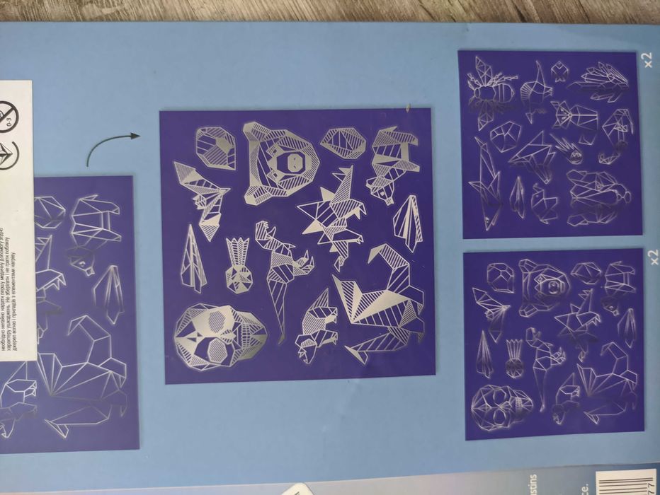 Набір для творчості Djeco наліпки скретч гравюра наклейки джеко