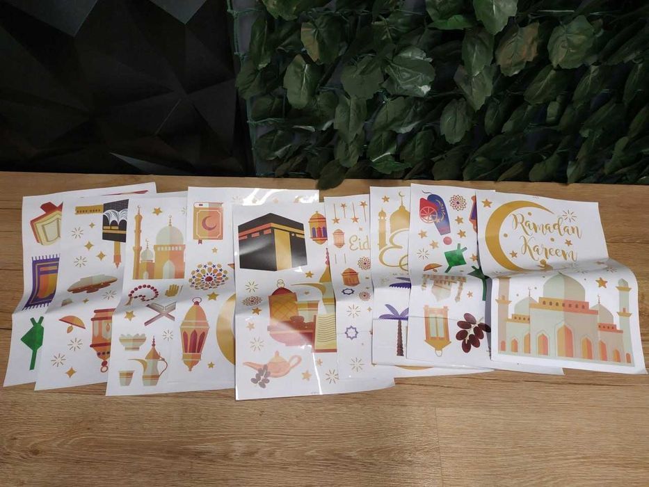 196 Naklejek Ramadan Eid Mubarak na Okna #5014