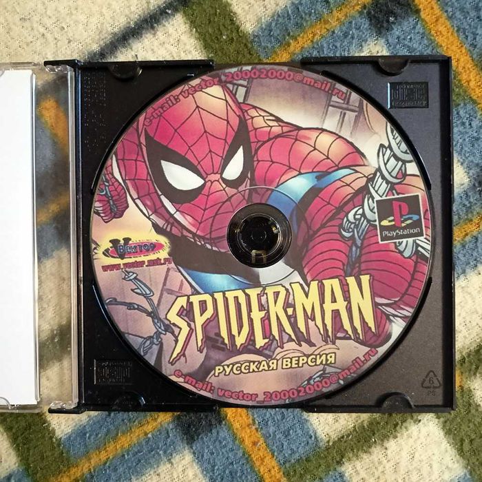 Диск Spiderman для приставки Playstation 1