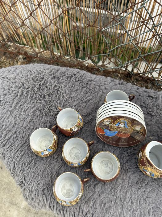 Servico de cha japones antigo