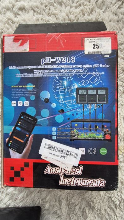 Miernik pH, EC, TDS, temperatury